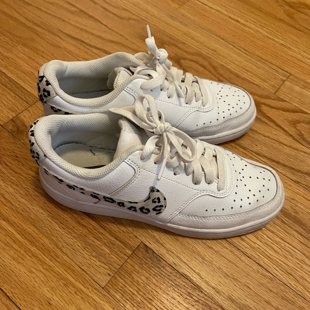 Nike White and Black Athletic Shoes